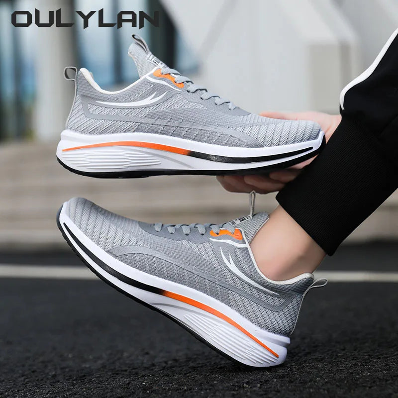 Casual Men Walking Shoes, Breathable Light Shock Absorption Tennis Shoes