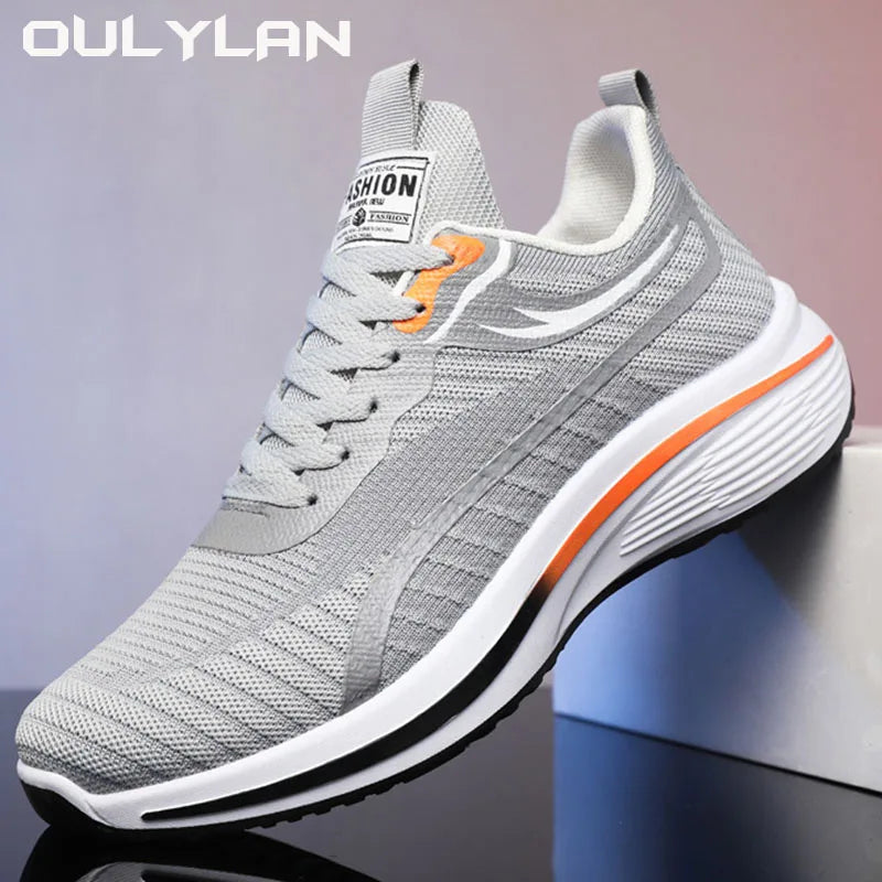 Casual Men Walking Shoes, Breathable Light Shock Absorption Tennis Shoes