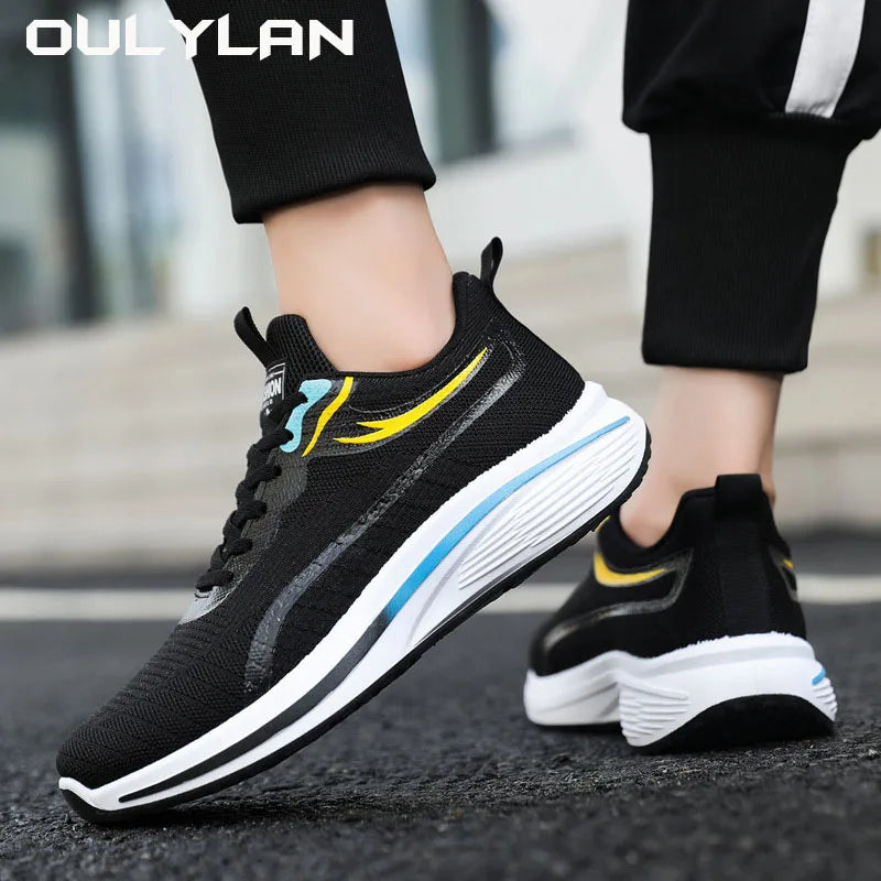 Casual Men Walking Shoes, Breathable Light Shock Absorption Tennis Shoes