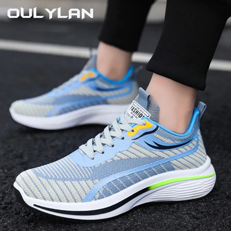 Casual Men Walking Shoes, Breathable Light Shock Absorption Tennis Shoes