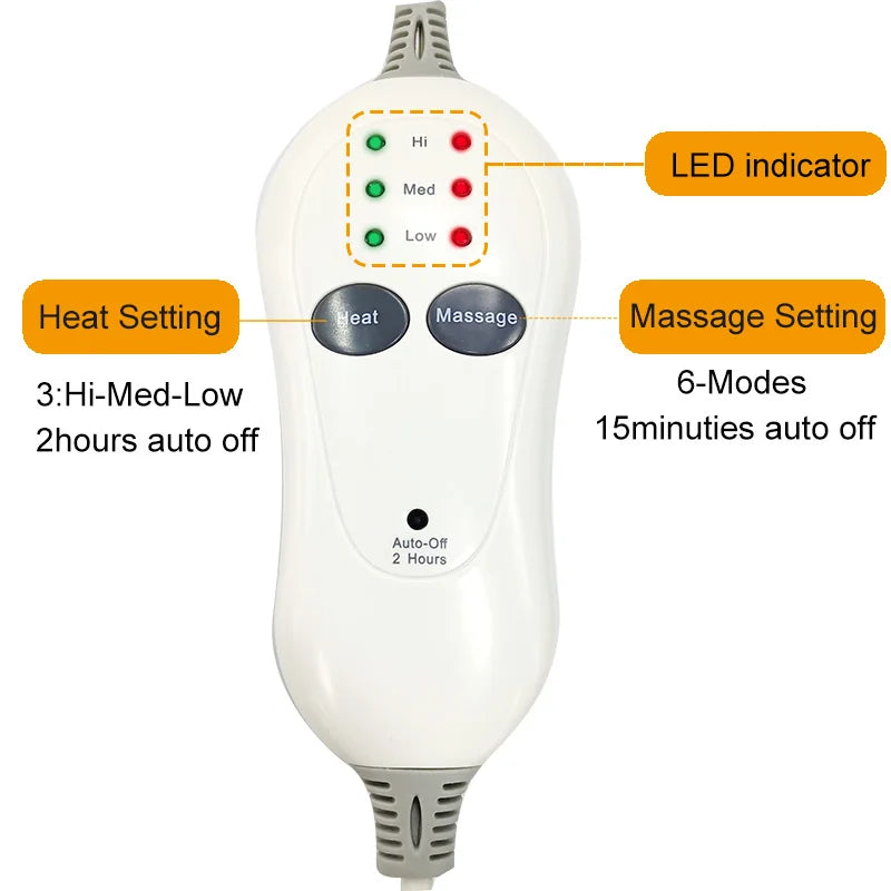 12x24'' Large Size Massage Heating Pad Heat Therapy Electric Heated