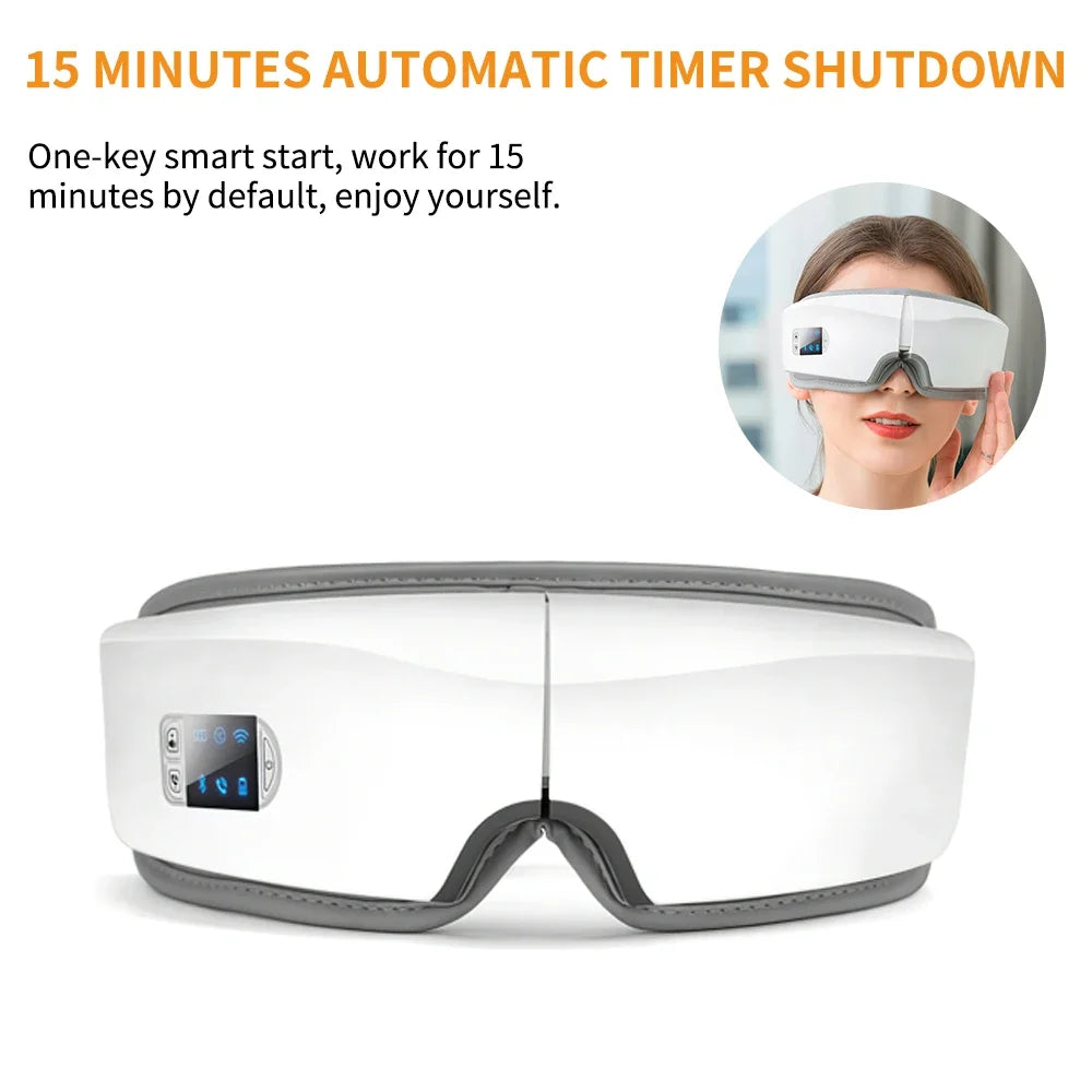 4D Smart Eye Massager Hot Compress Airbag Vibration Eyes Massage