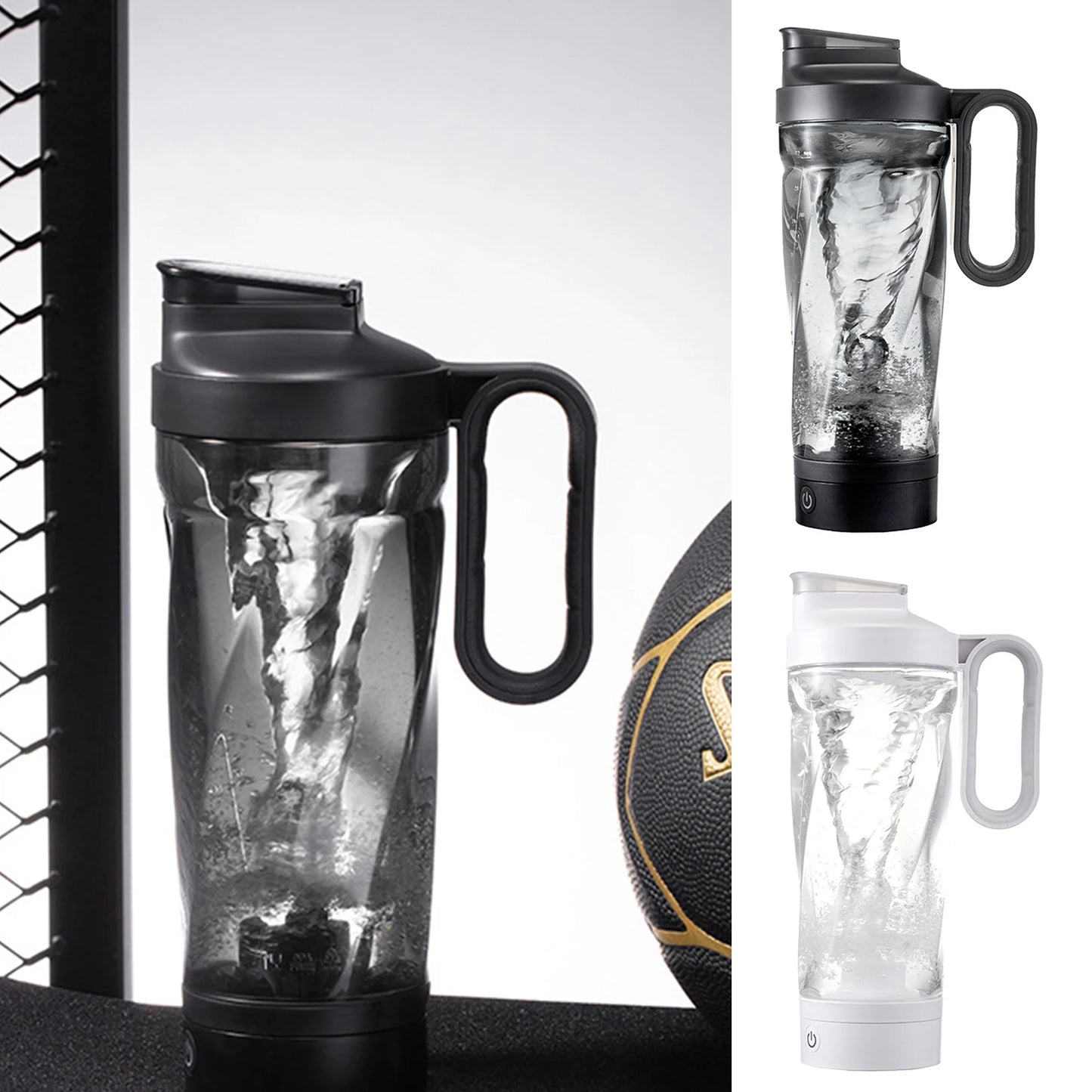 1000ml Electric Shaker Cup Rechargeable 11W 1200mAh Protein Powder Blenders