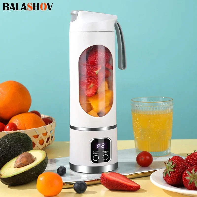 Portable Fruit Juice Blender Small Juicer 12 Blade Juicer Cup