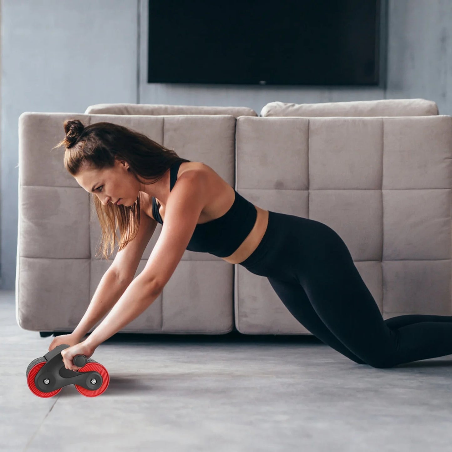 Automatic Rebound Abdominal Wheel Anti-slip AB Roller Wheel