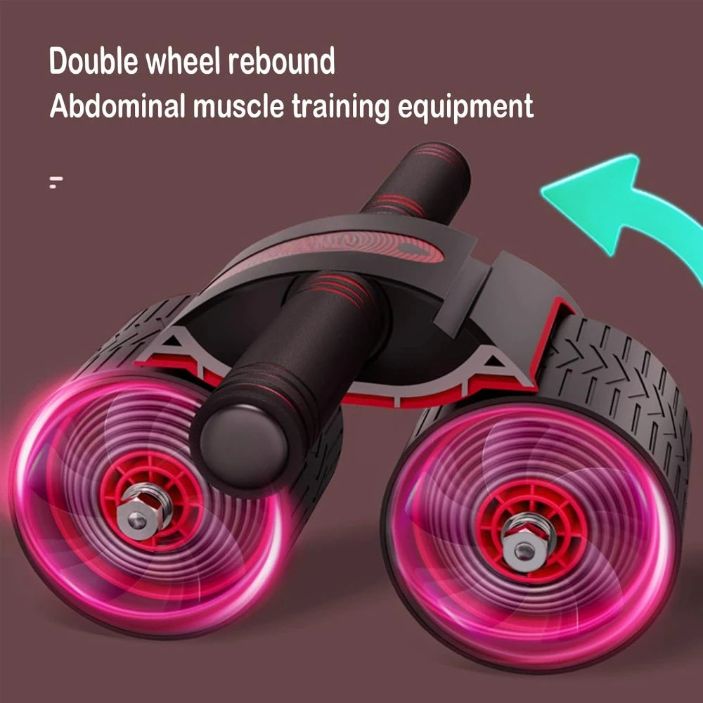 AB Wheel Roller with Automatic Rebound Assistance and Resistance Springs