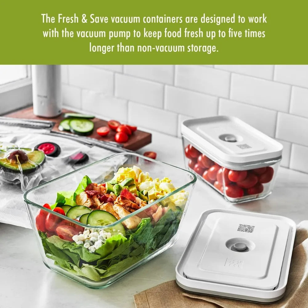 ZWILLING Storage Box Fresh & Save 3-pc Glass Food Storage