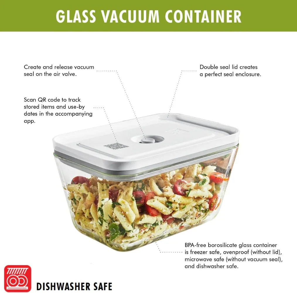 ZWILLING Storage Box Fresh & Save 3-pc Glass Food Storage