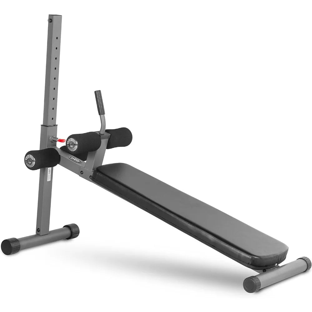 Adjustable Decline Ab Workout Bench, Ergonomic, for Sit-Ups, Crunches