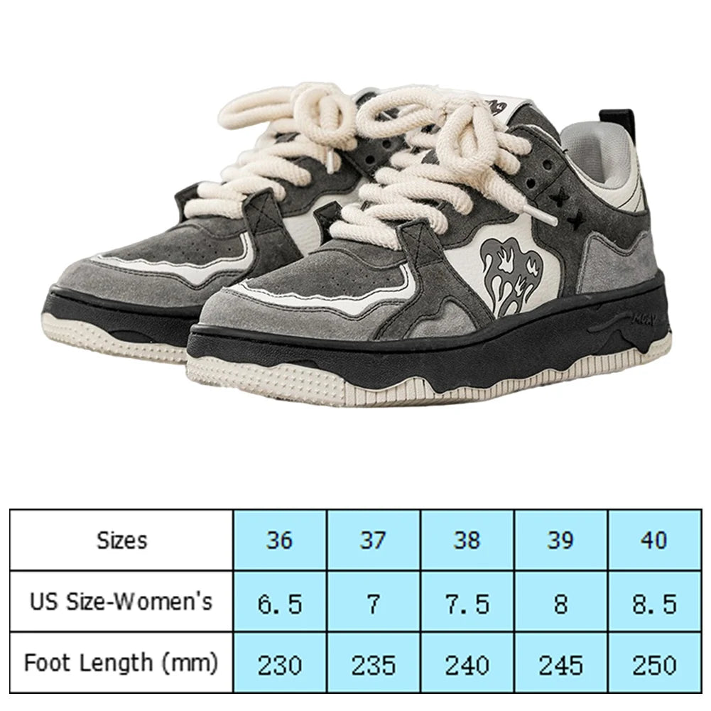 Casual Running Shoes, Lightweight Unisex Shock-Absorption Platform Running Sneakers
