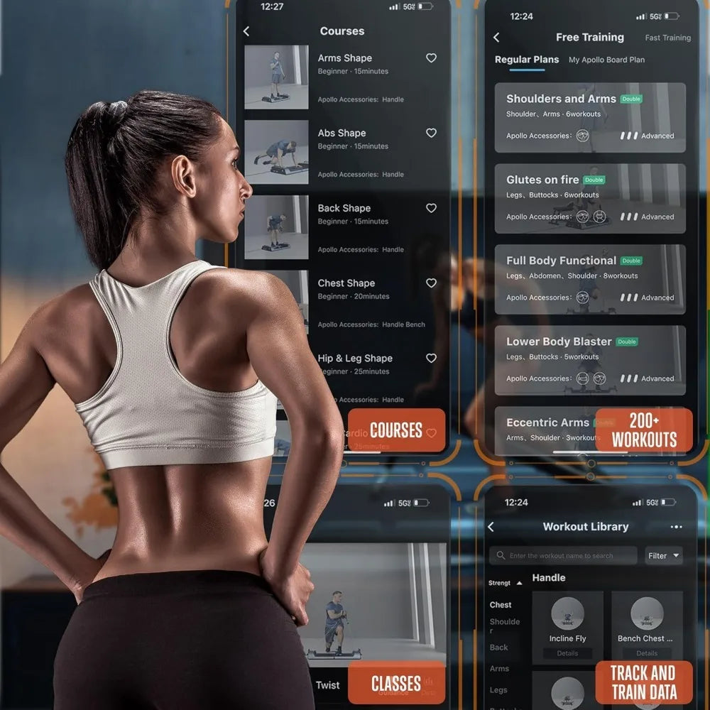 Apollo Board Resistance Smart Home Gym Cable Machine Functional Trainer
