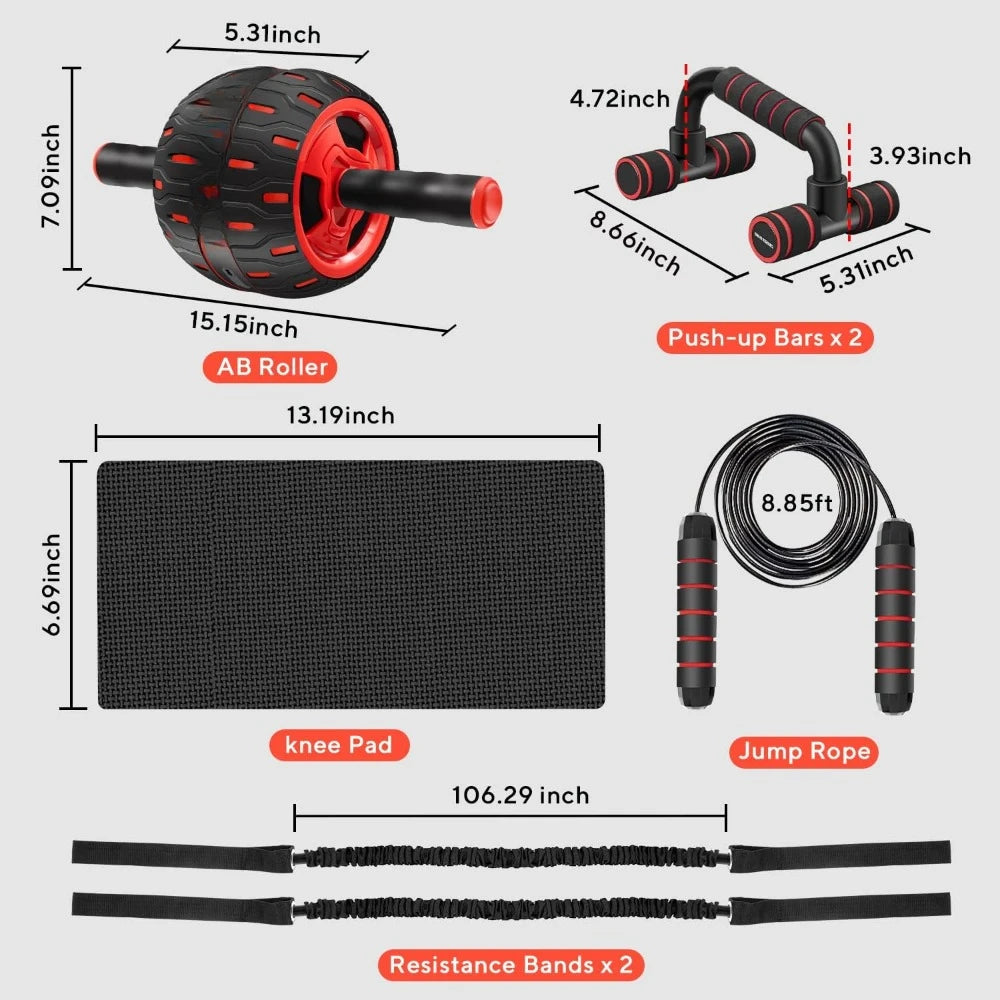 Ab Workout Equipment, Ultra Ab Roller Wheel Kit