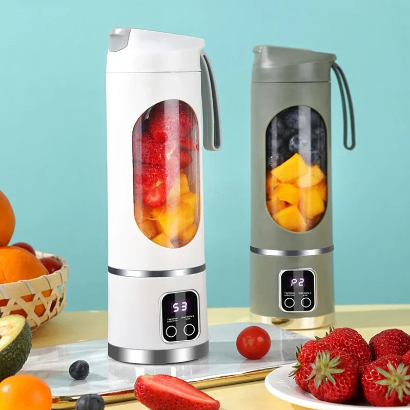 Portable Fruit Juice Blender Small Juicer 12 Blade Juicer Cup