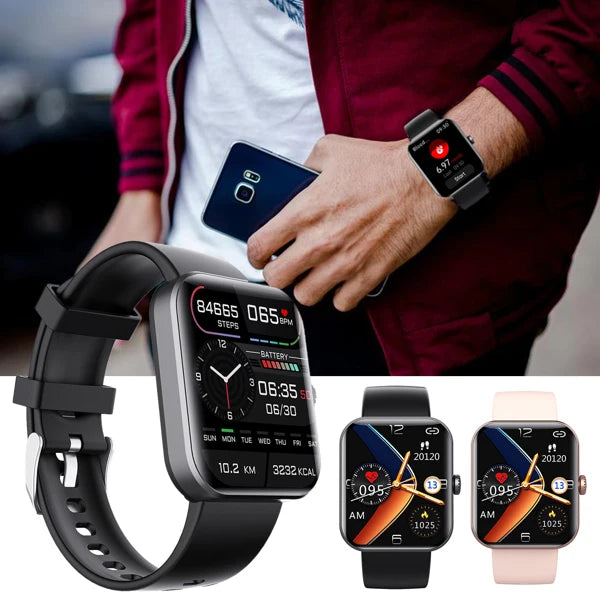 Bluetooth Smart Watch 1.9'' Blood Oxygen Test Smart Watch Heart Rate Monitoring