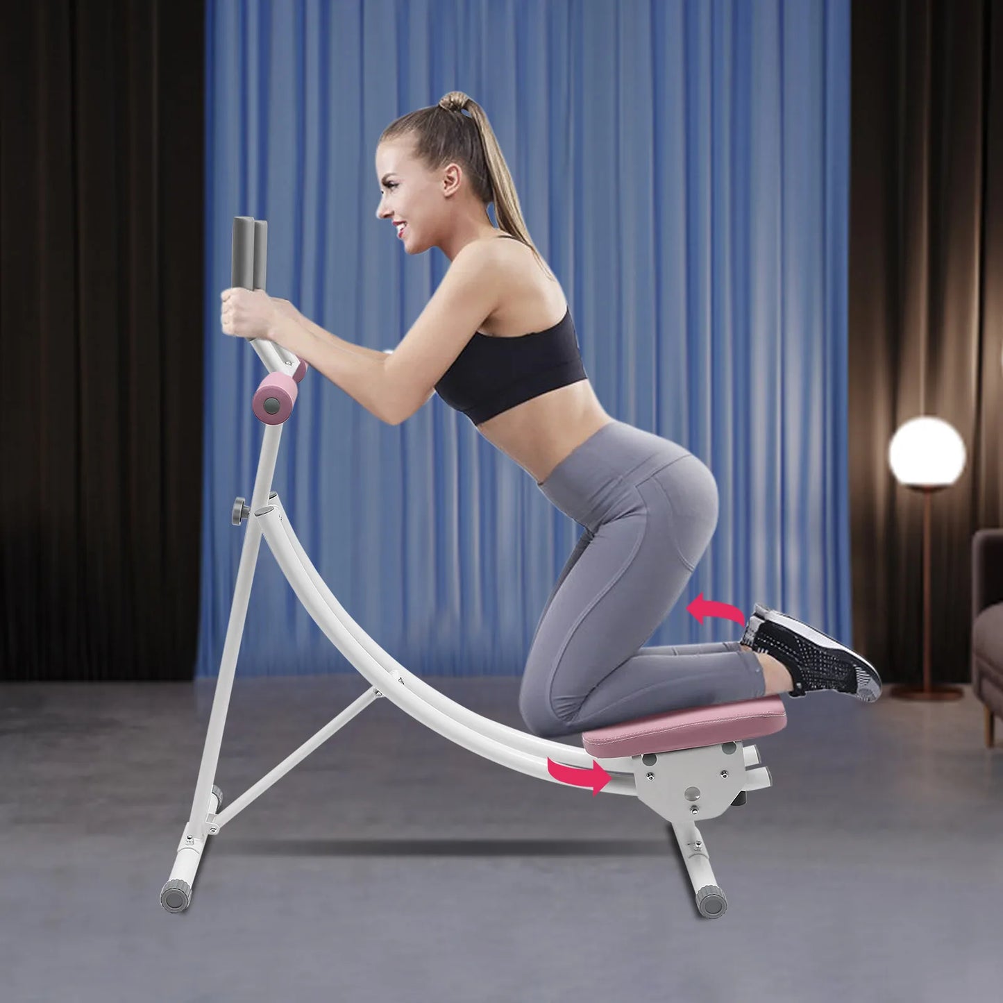 Abdominal Platform Foldable Trainer, Thin Waist Machine, Belly, Indoor Fitness Equipment