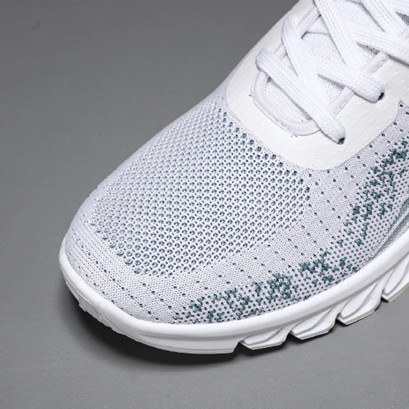 Men's Mesh Sports Shoes Men Running Shoes Lace up, Lightweight