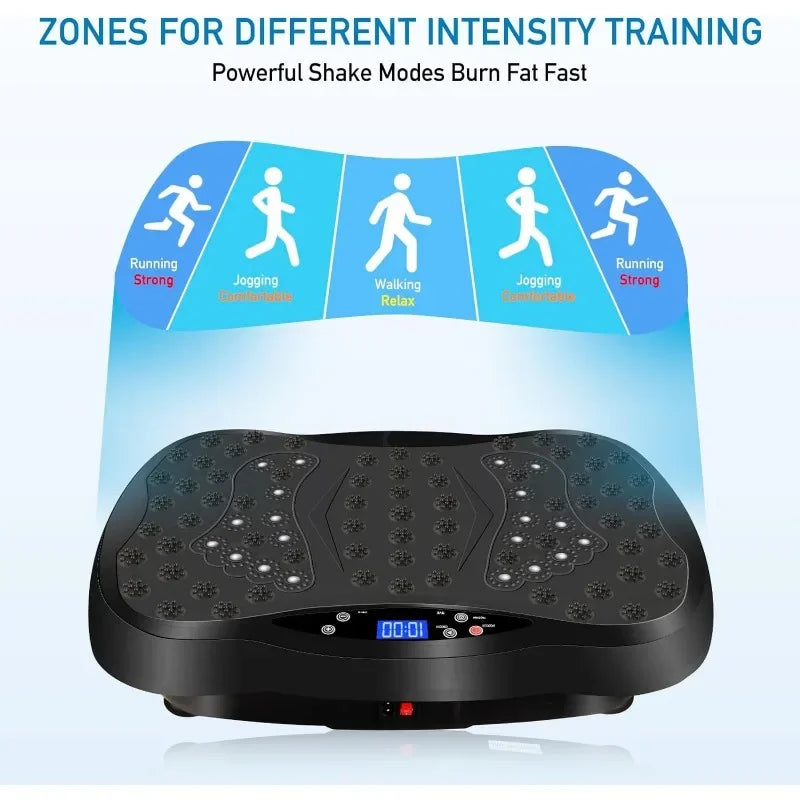 Vibration Plate Exercise Machine with Remote Control