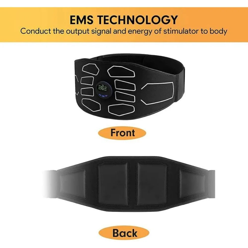 ABS Stimulator, Abdominal Toning Belt Muscle Toner Fitness Training Gear