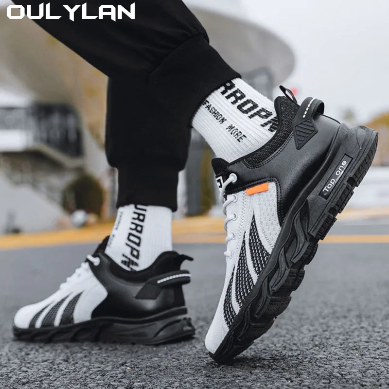 Oulylan Men's Shoes Lightweight Running Shoes for Men Sneakers Comfortable