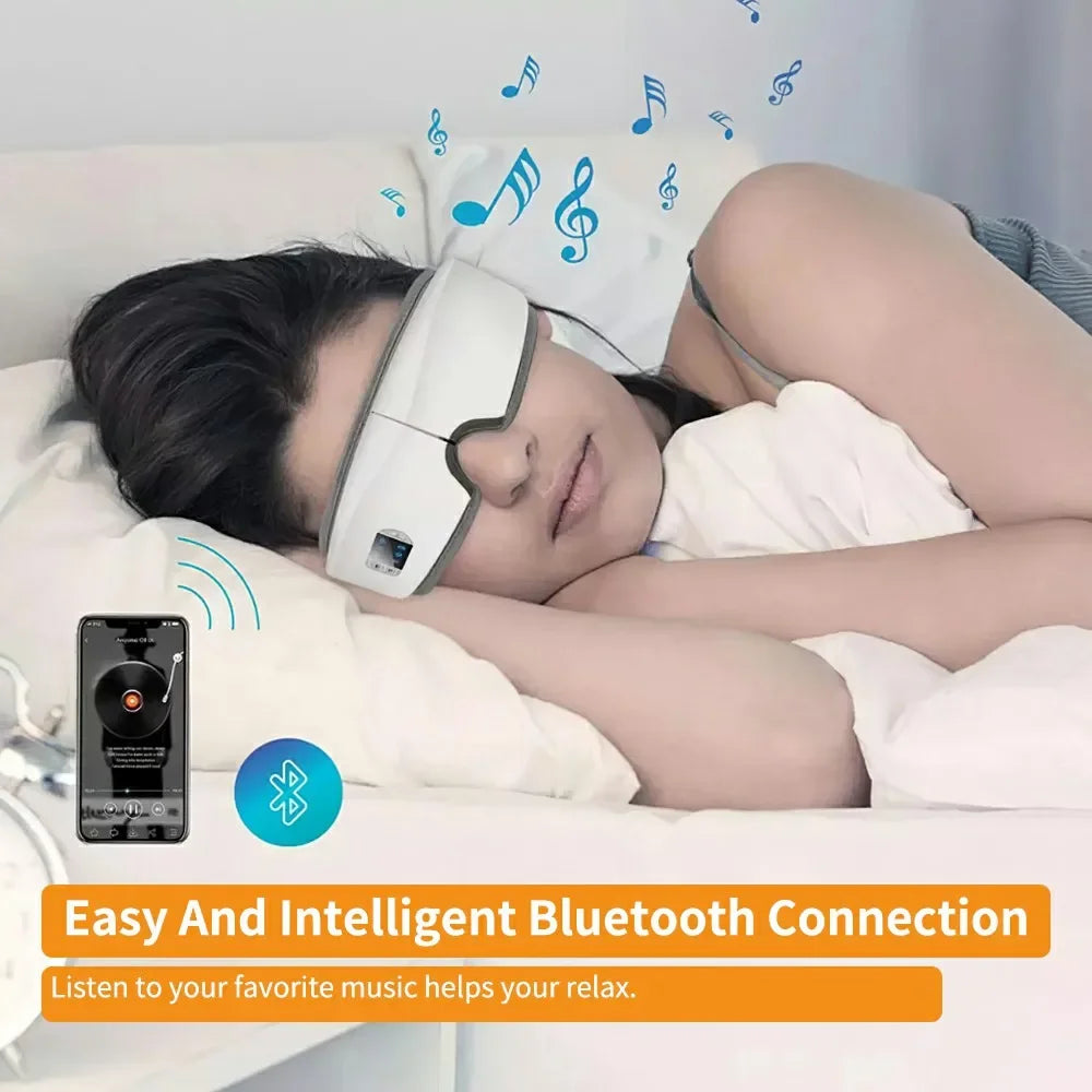 4D Smart Eye Massager Hot Compress Airbag Vibration Eyes Massage