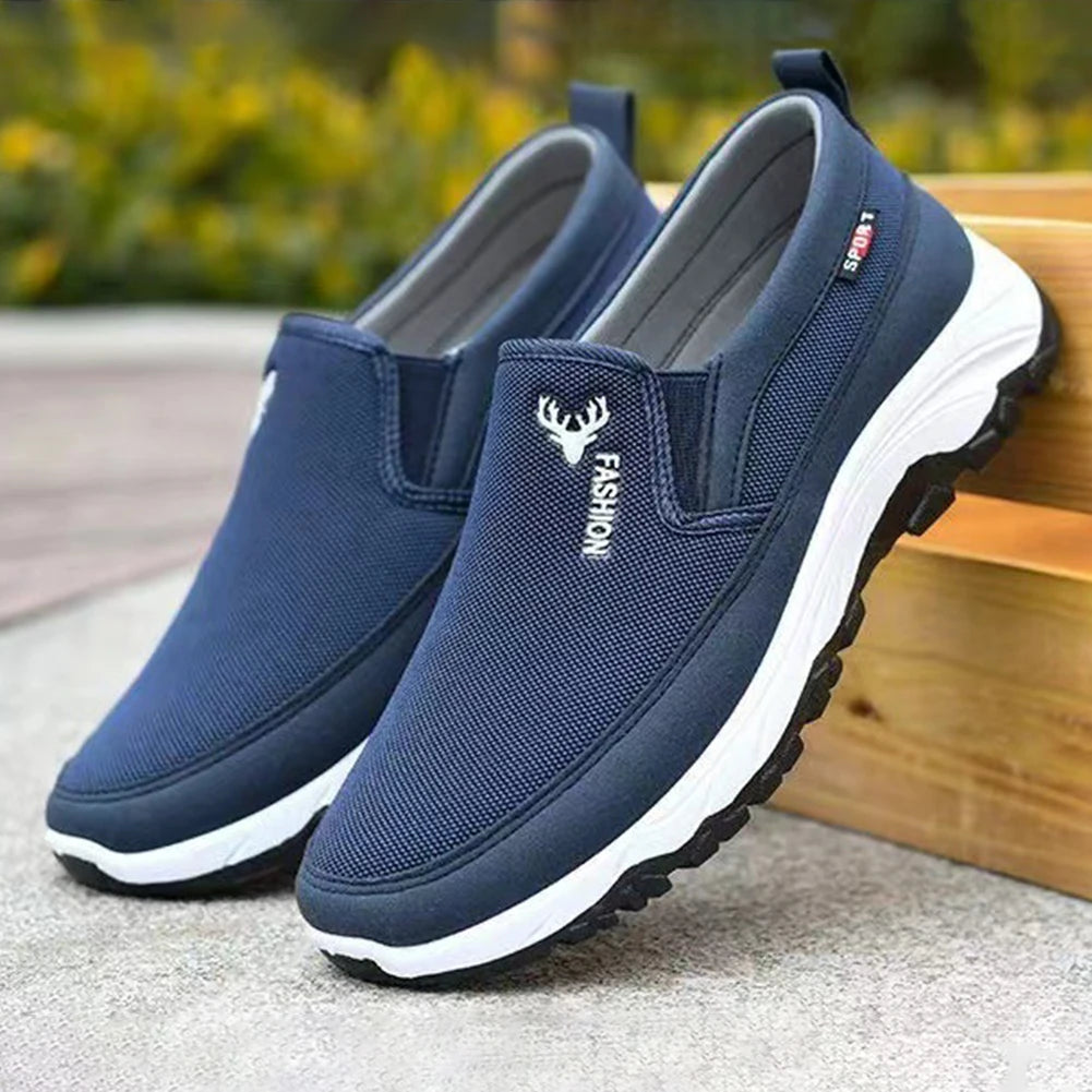 Men Running Shoes Slip-On Orthopedic Non-Slip Comfortable Hiking Walking Shoes