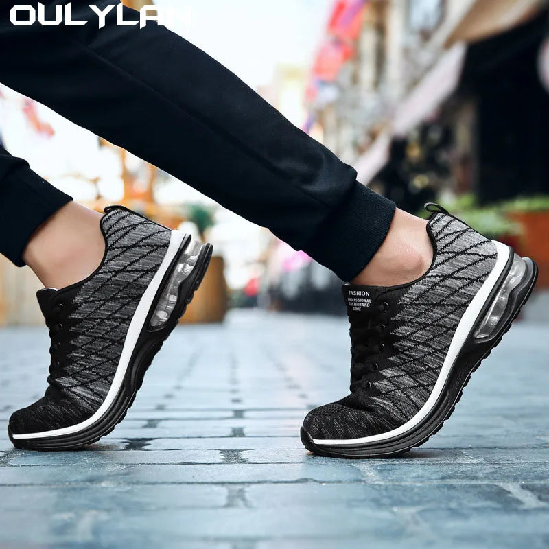 Oulylan Sports Shoes Unisex Running Shoes Breathable Mesh, Lightweight
