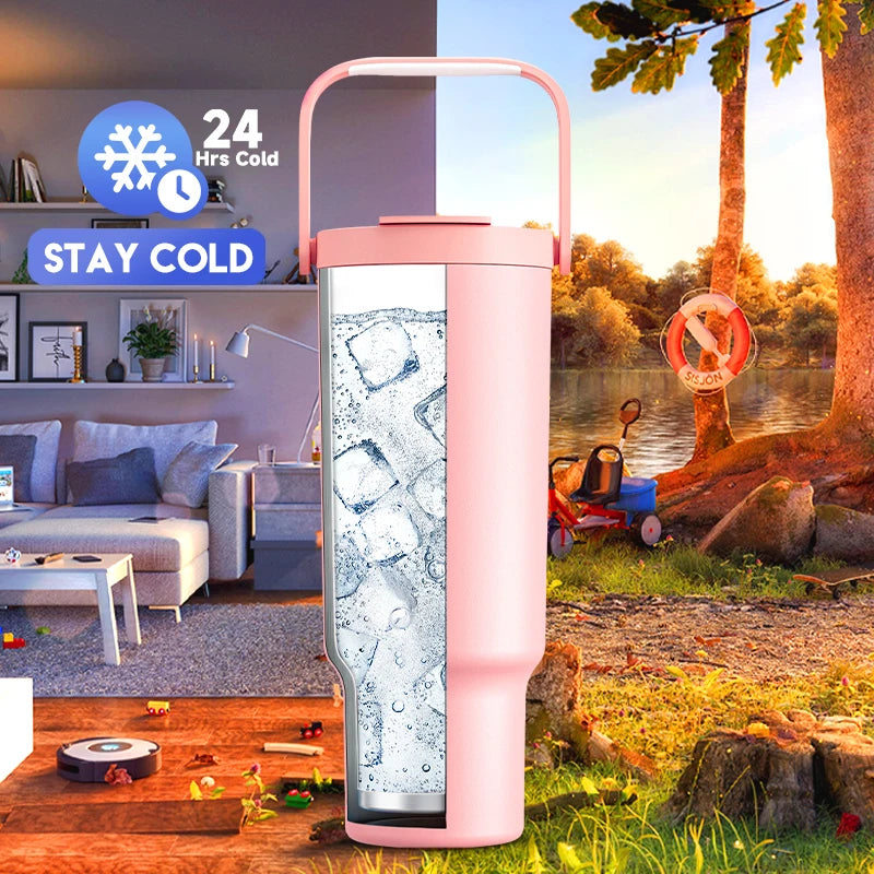 40oz Cup Meoky Insulated Mug Stainless Steel Vacuum Cup, Hot/Cold