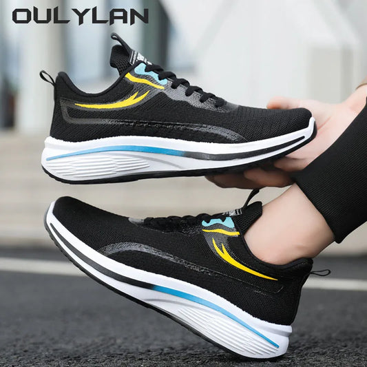 Casual Men Walking Shoes, Breathable Light Shock Absorption Tennis Shoes