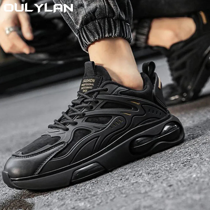 Oulylan Running Shoes Men Breathable Outdoor Sports Sneakers Gym Training