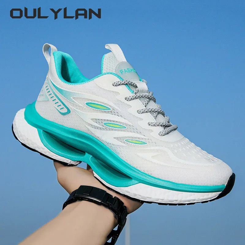 Professional Running Shoes For Men Lightweight Breathable Mesh Soft Sneakers