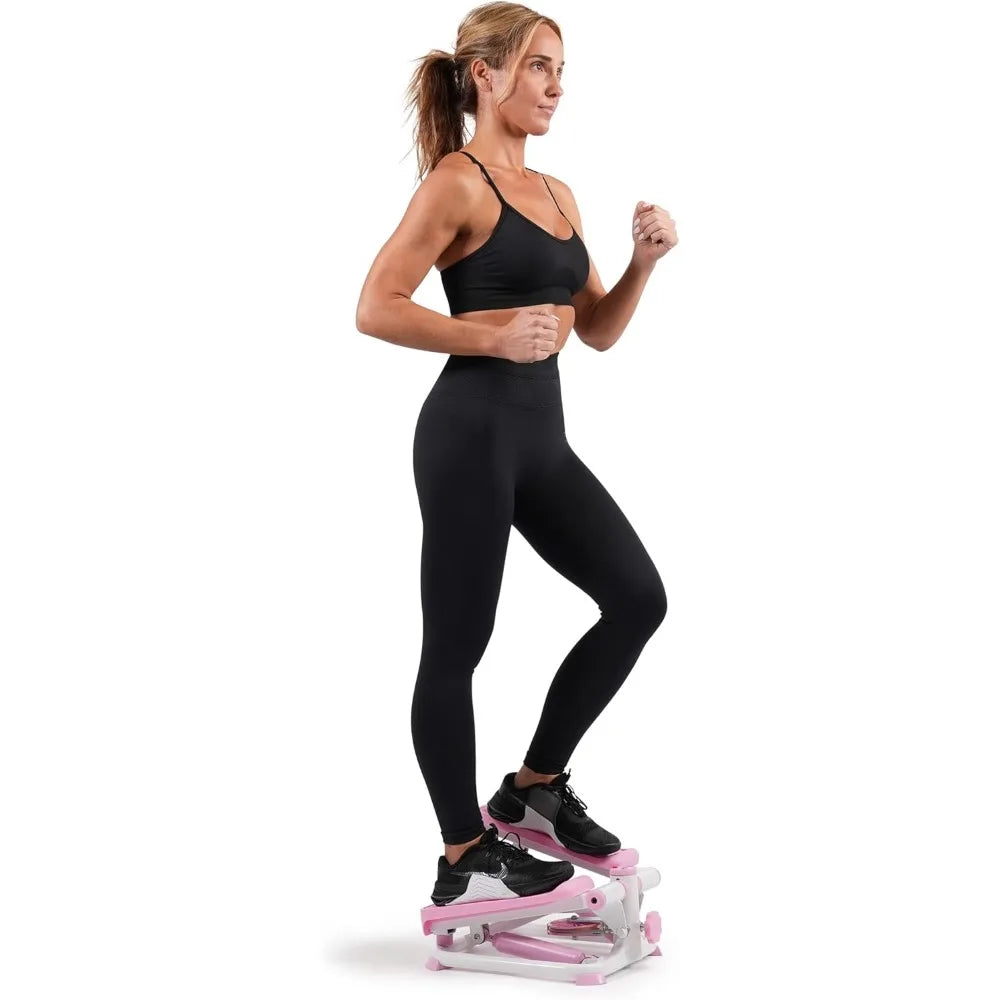 Stair Step Workout Machine With Resistance Bands, Mini Steppers