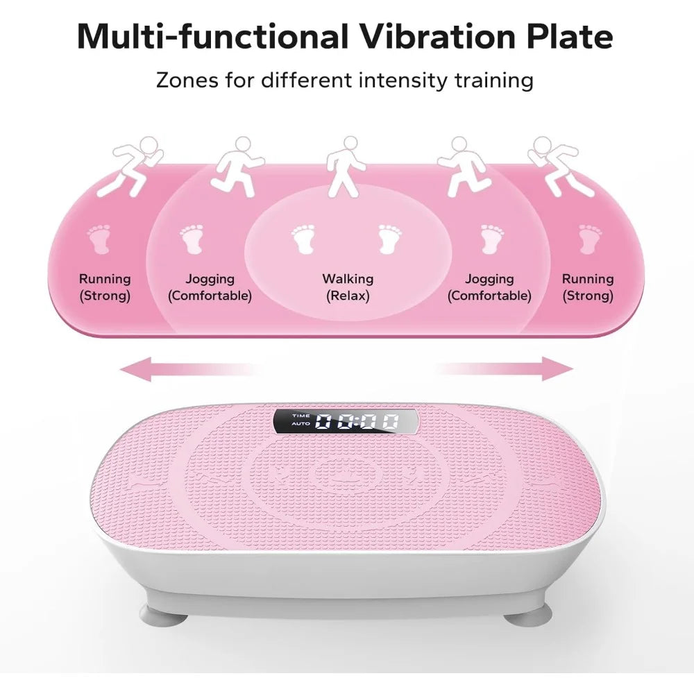 Vibration Plate Exercise Machine, Whole Body Workout Power Vibrate Fitness Platform