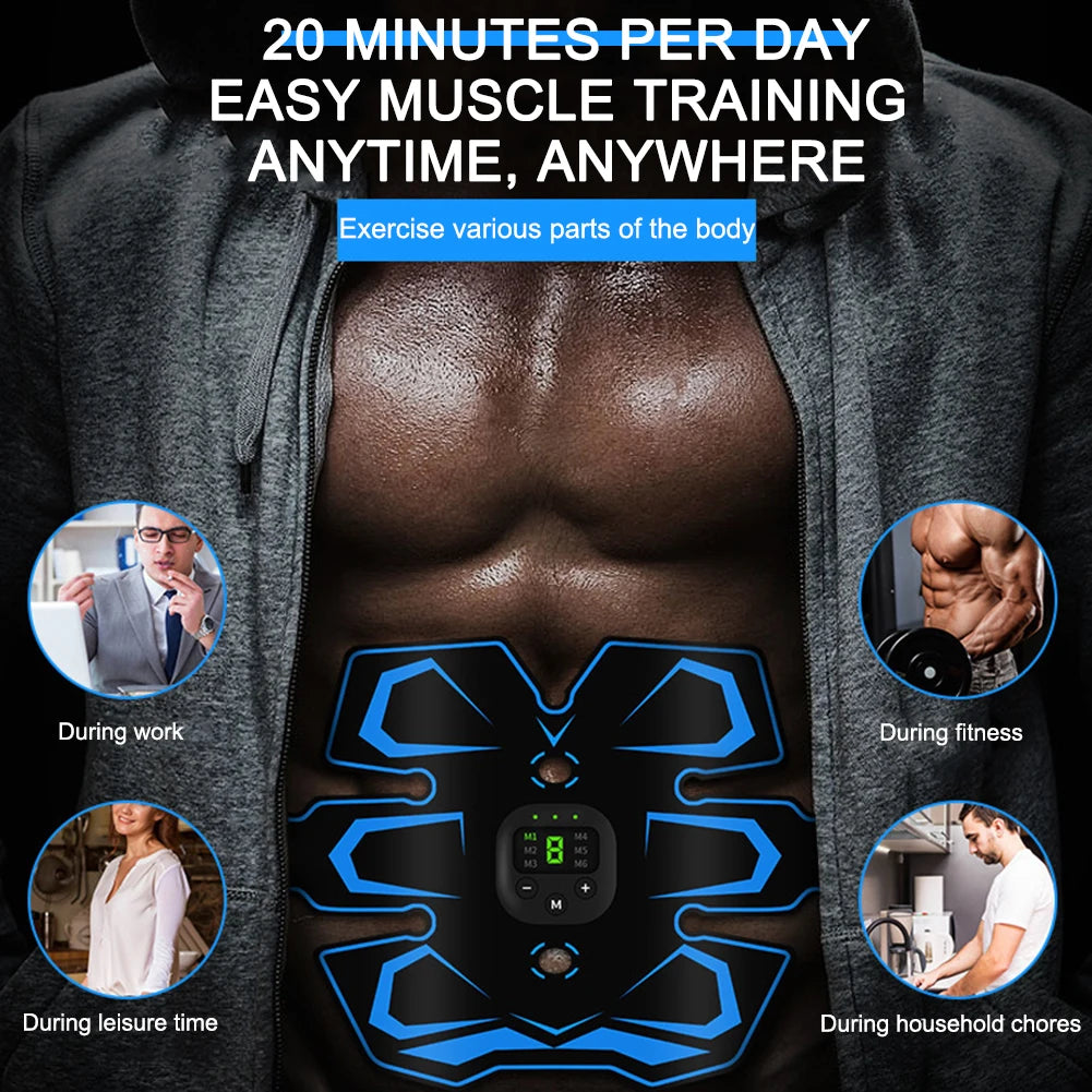 EMS Smart Muscle Stimulator Trainer Body Training Belt