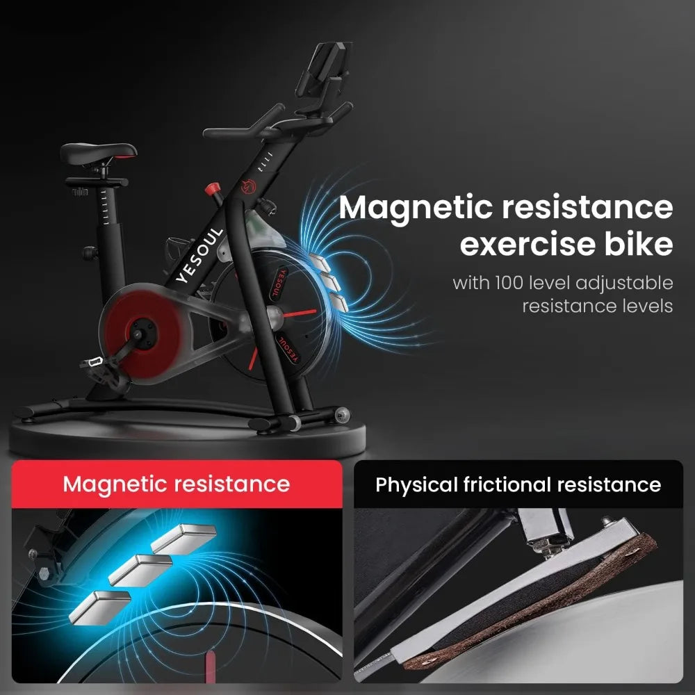 Exercise Bike For Home Smart Cycling Bike Magnetic Resistance, Stationary