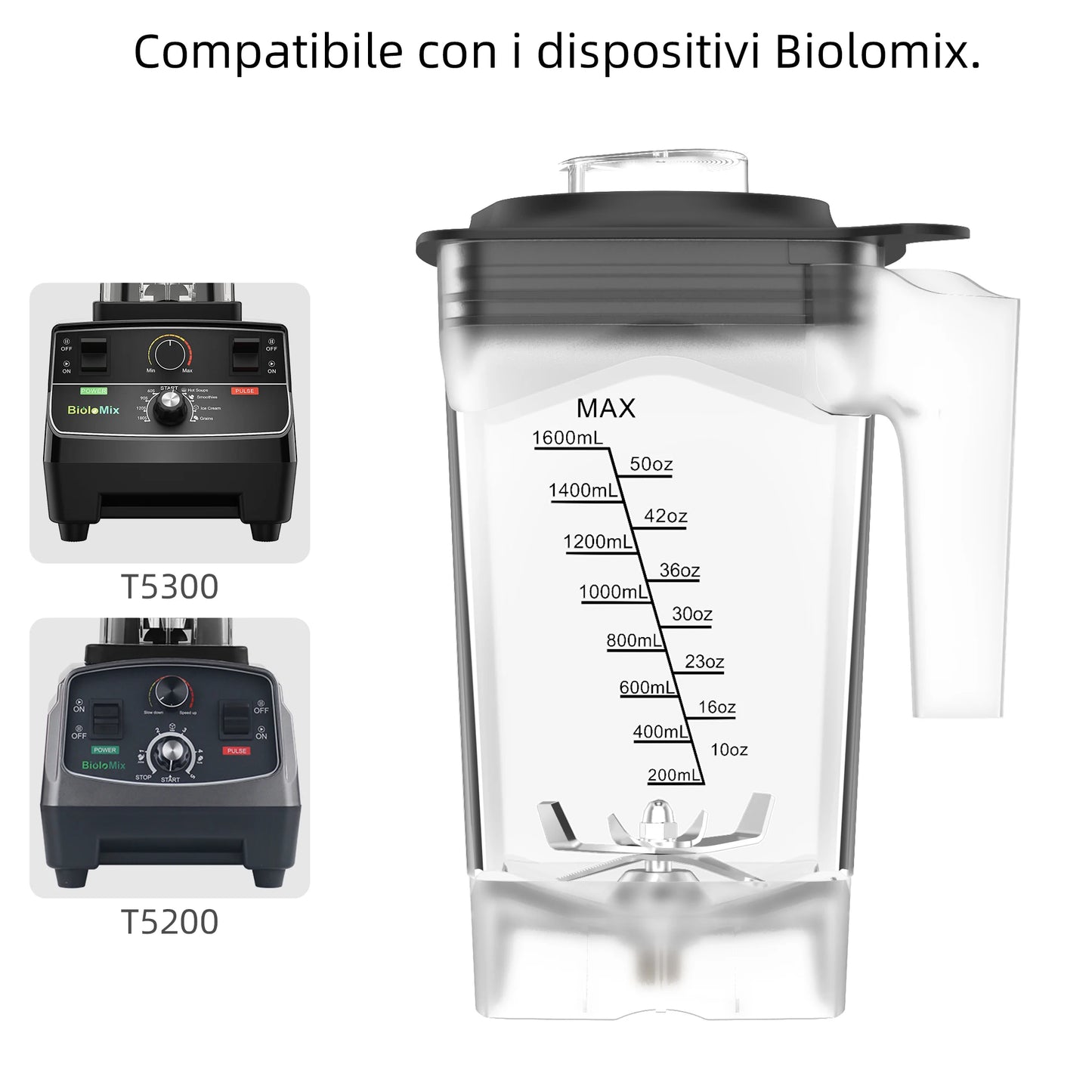 BioloMix Digital BPA FREE 2L Automatic Professional Blender