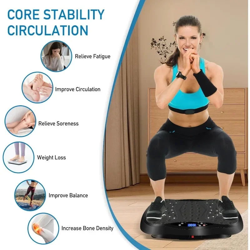 Vibration Plate Exercise Machine with Remote Control