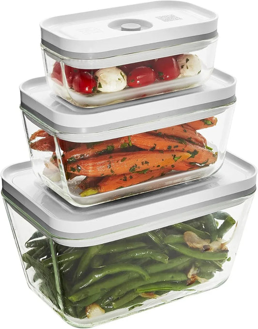 ZWILLING Storage Box Fresh & Save 3-pc Glass Food Storage