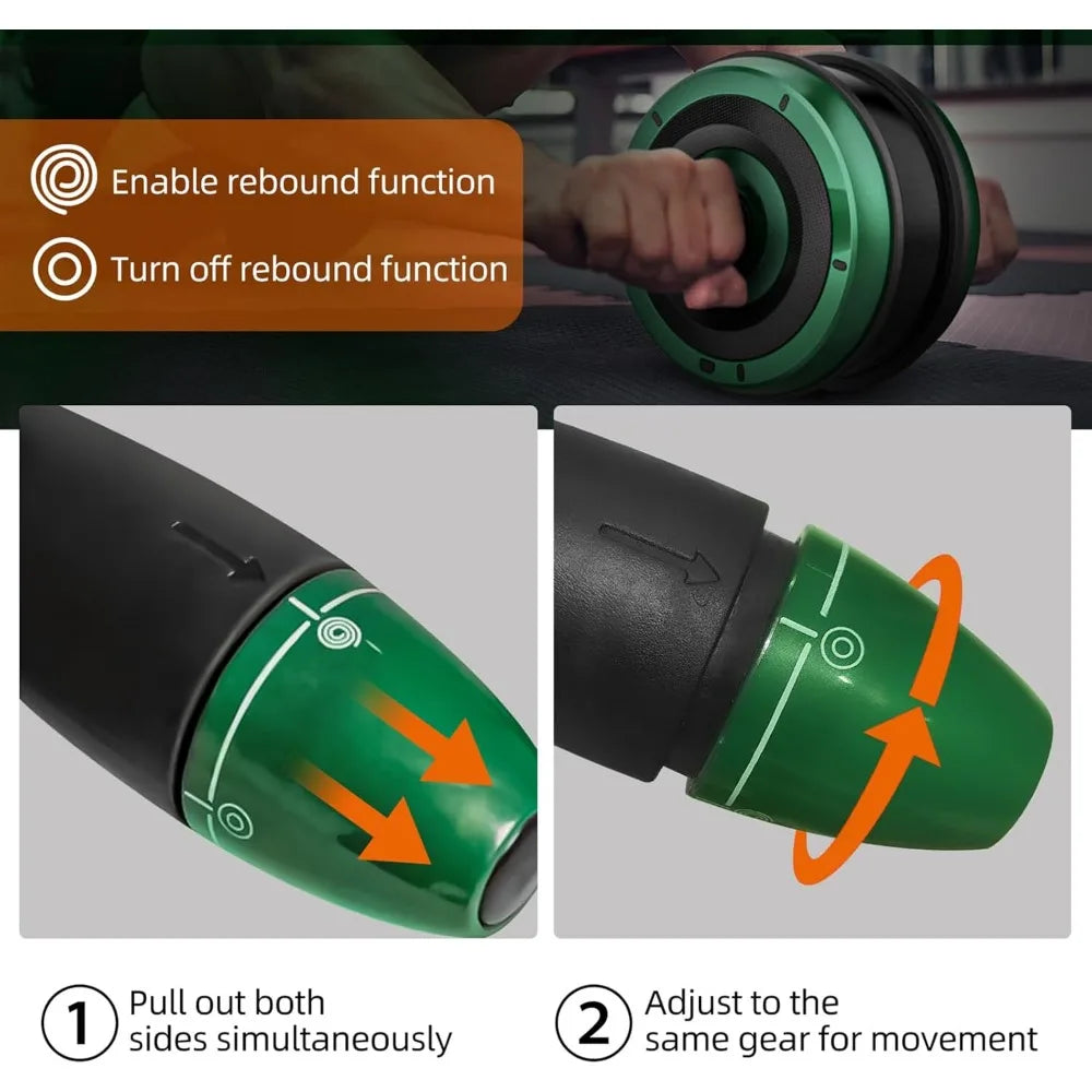 Ab Roller Wheel, Automatic Rebound Abdominal Wheel