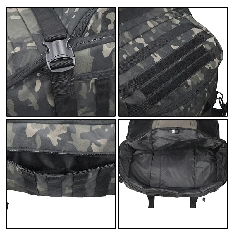 40L 60L 80L Sport Travel Bag Molle Tactical Backpack Gym