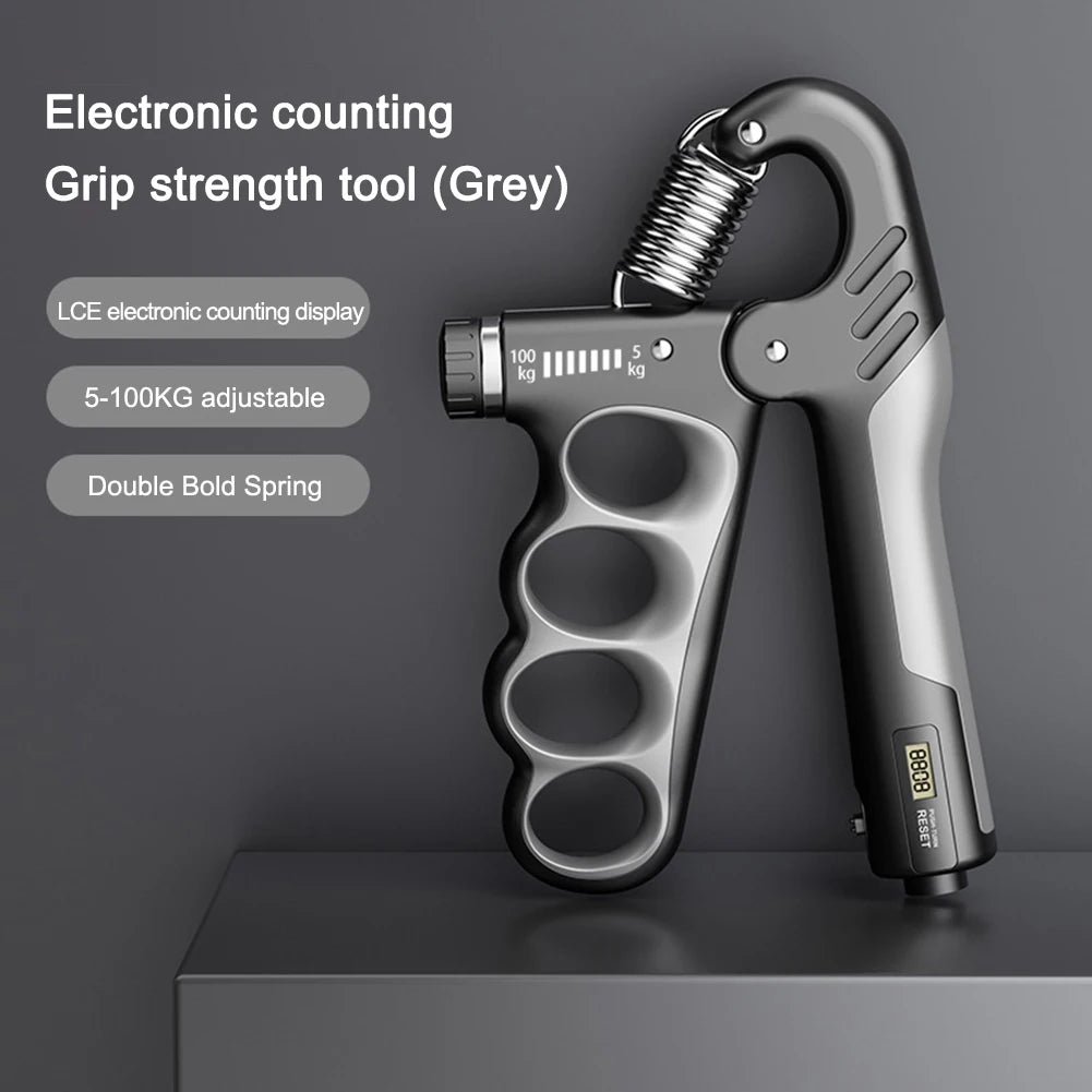 5-100 KG Hand Grip Strengthener Grip Strength Trainer Non-Slip Gripper