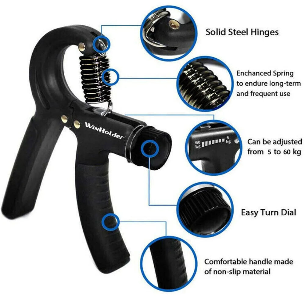 4 Pack Finger Hand Grip Strength Set Trainer Gripper