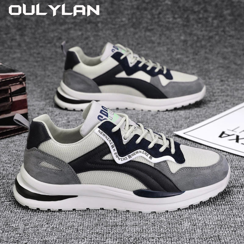 Fashion Running Shoes Men's Sports Breathable Mesh Sneakers Trend Casual
