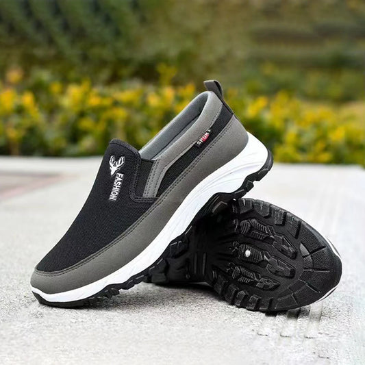 Men Running Shoes Slip-On Orthopedic Non-Slip Comfortable Hiking Walking Shoes