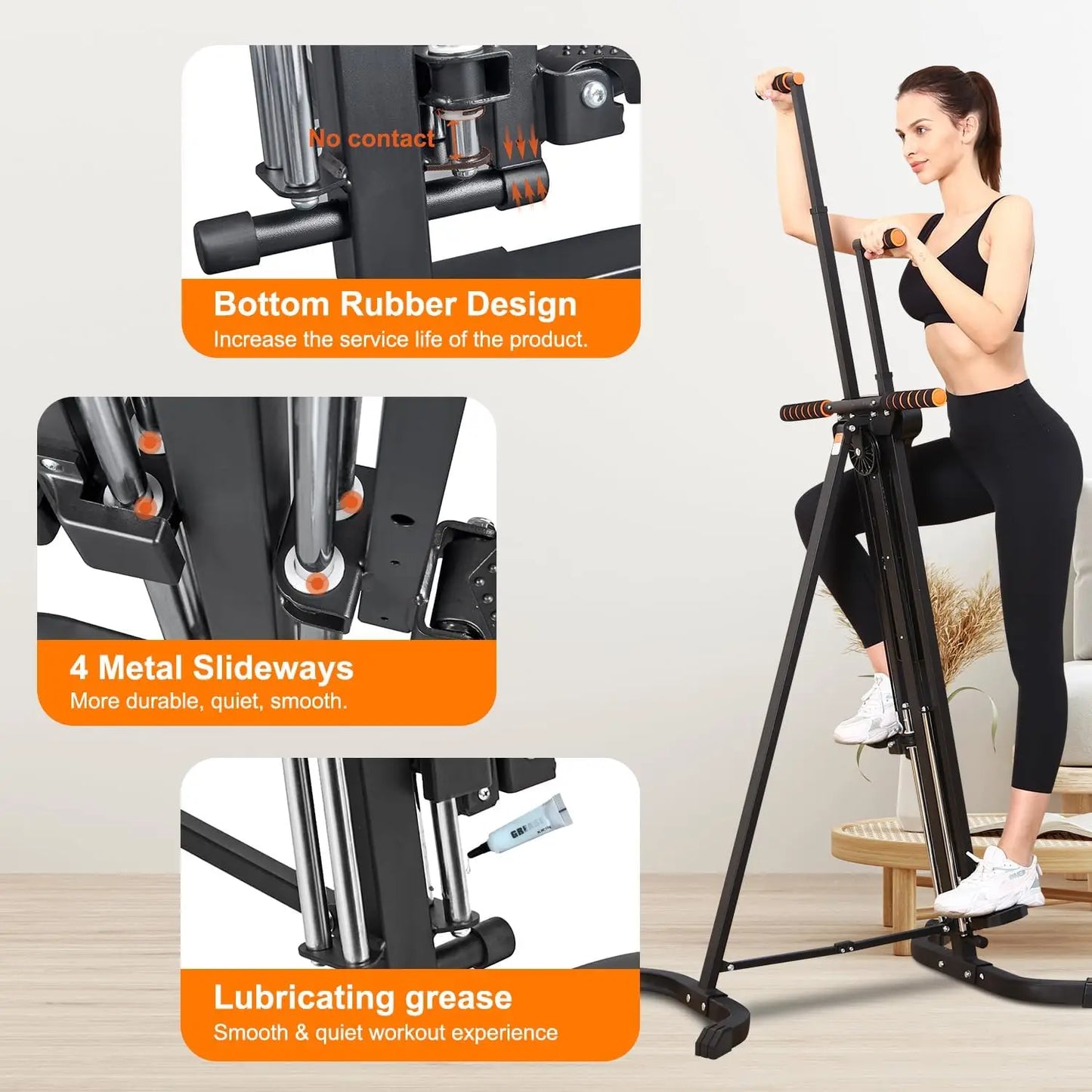 Vertical Climber Exercise Machine for Home Gym