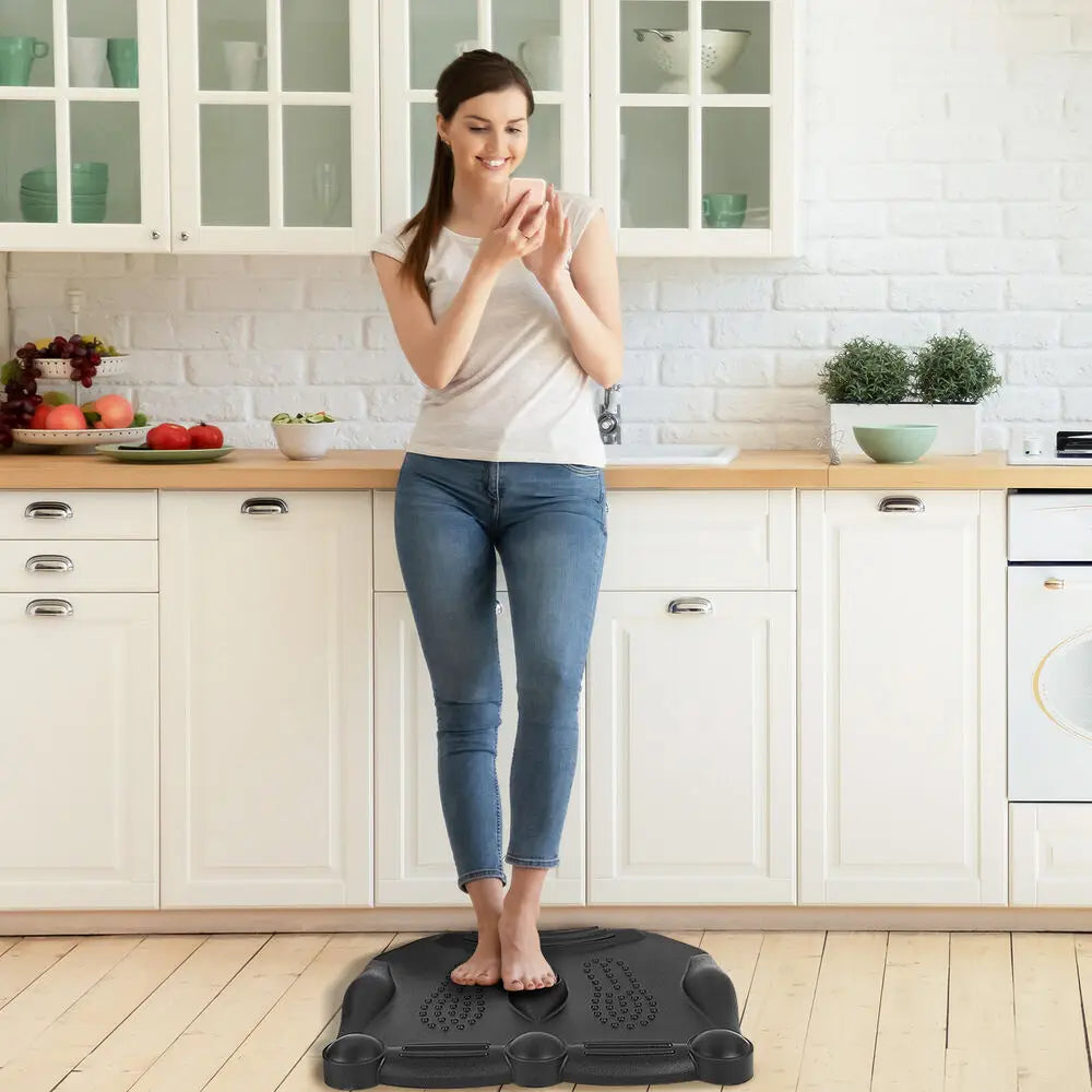 Costway Anti Fatigue Standing Desk Mat W/Massage Roller Ball Foot