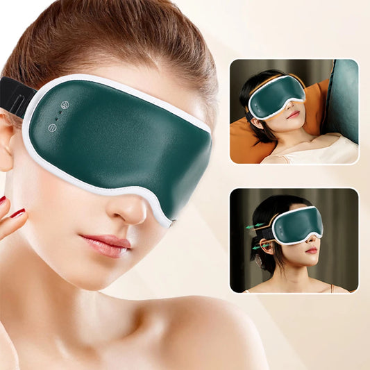 Electric Steam Eye Massager Sleeping Mask Heated Eye Resistant Remover