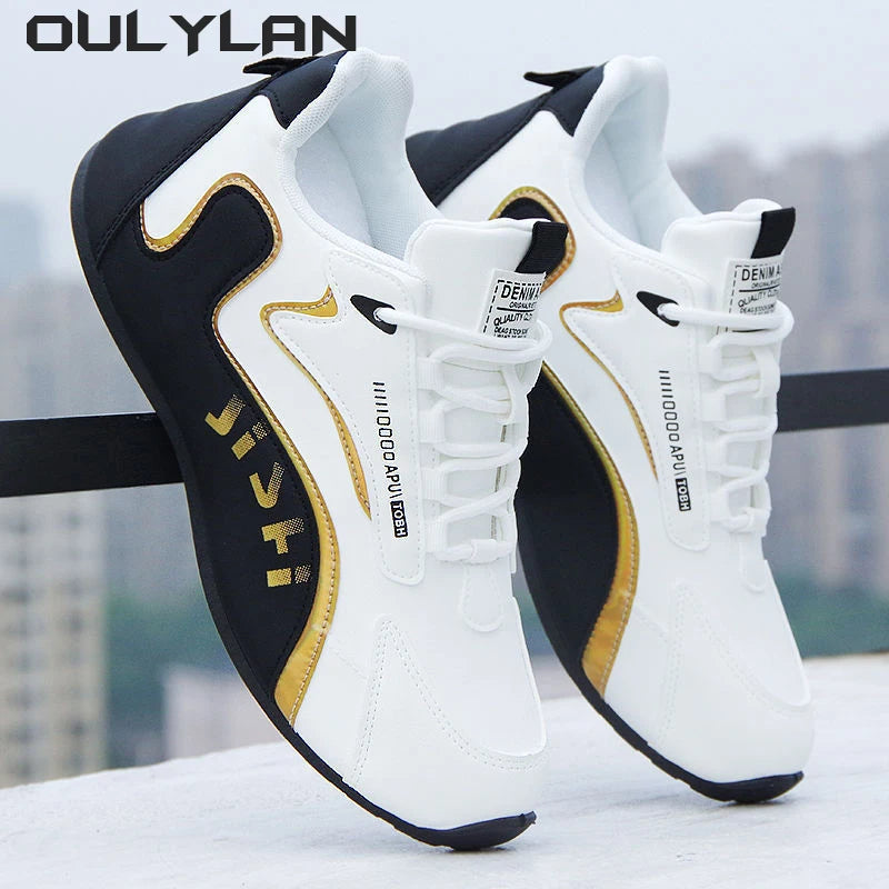 Men's Leather Shoes Fashion Trendy High-end Travel Shoes