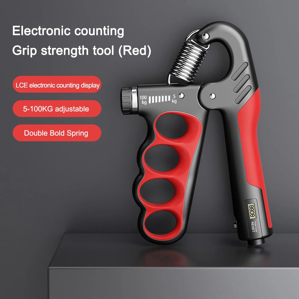 5-100 KG Hand Grip Strengthener Grip Strength Trainer Non-Slip Gripper