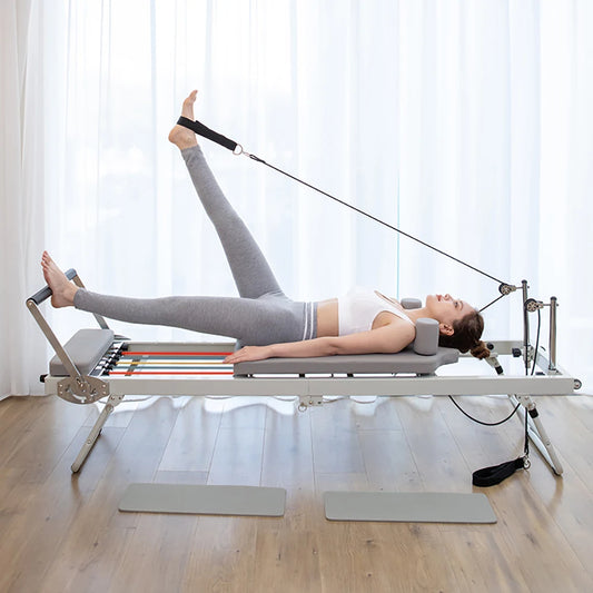 Pilates Reformer Fitness Equipment for Home Foldable Yoga Bed Strength