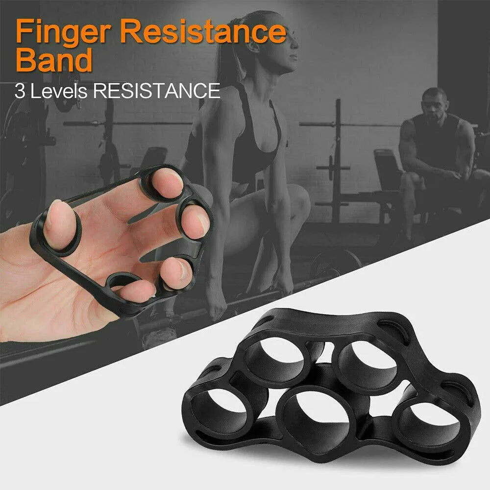 4 Pack Finger Hand Grip Strength Set Trainer Gripper